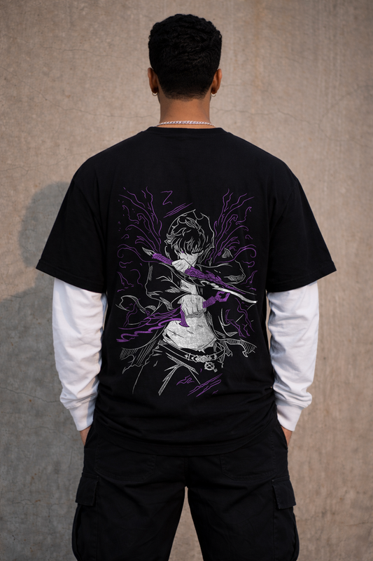 Solo Leveling Shadow Surge Long Sleeve Tee