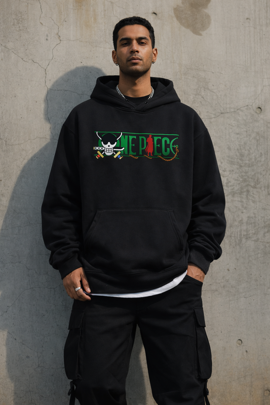 Zoro Serpent Back Hoodie | Black