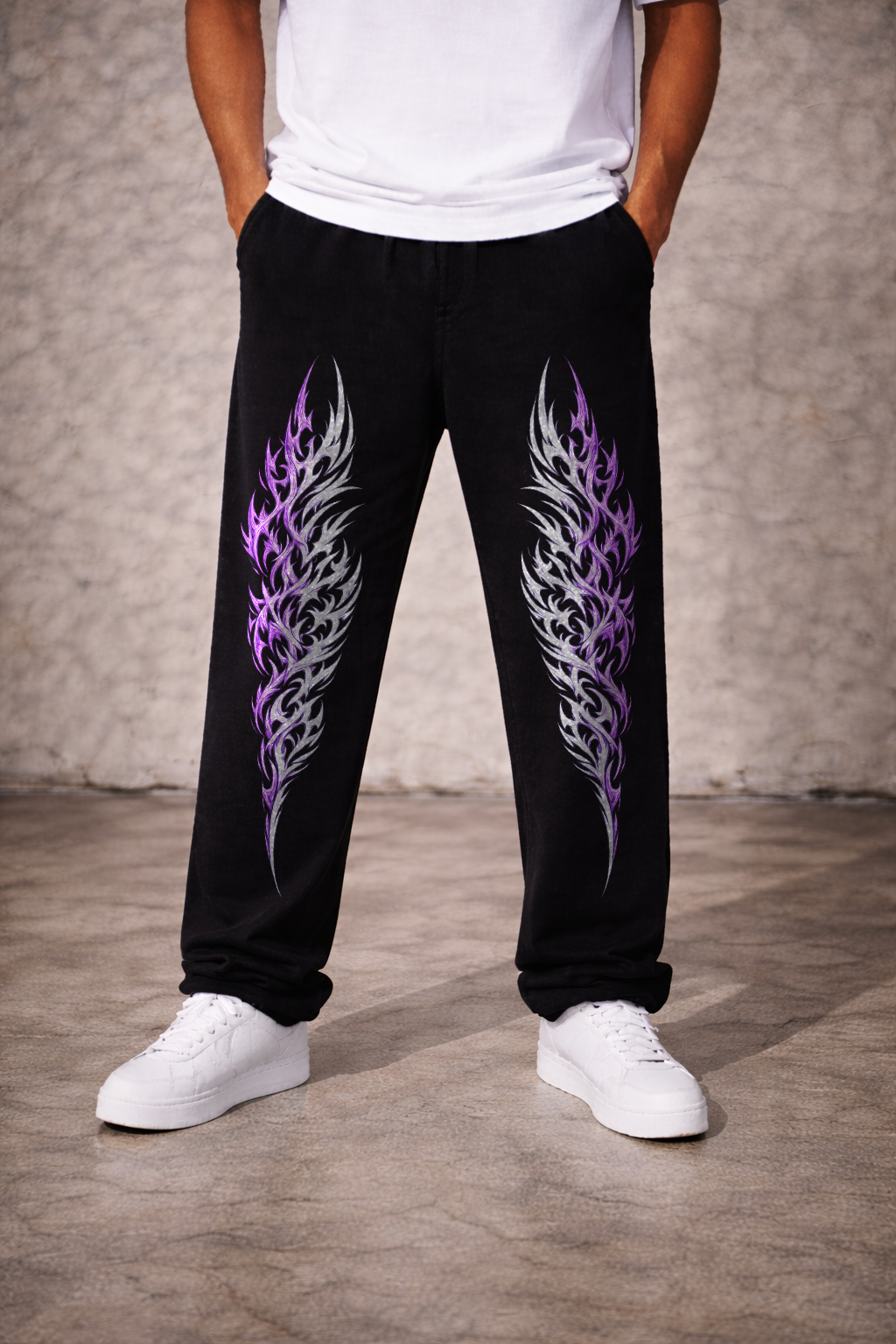 Big Mood Inferno Joggers | Black